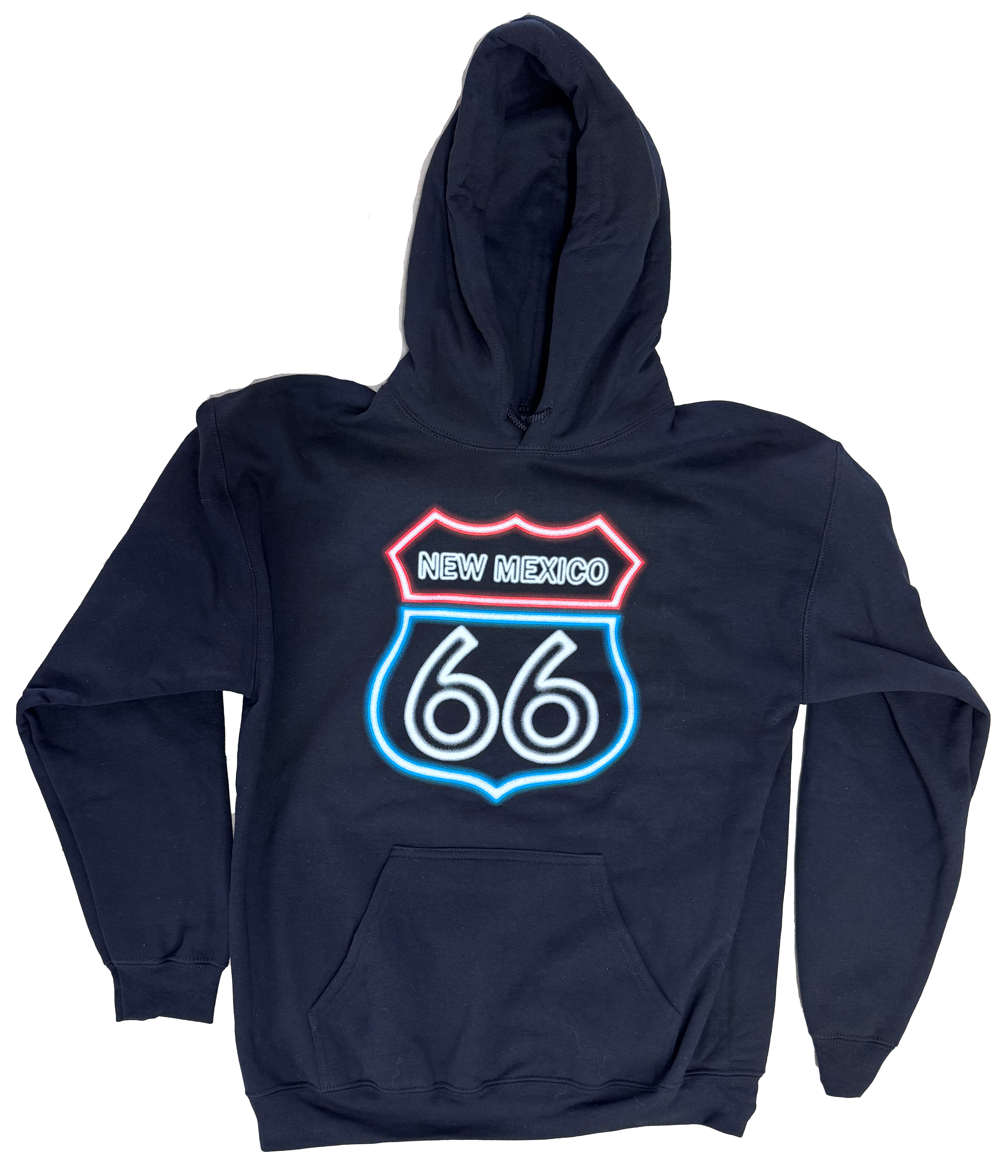 New Mexico 66 | Black Hoodie | Gruerrilla Graphix – Guerrilla Graphix