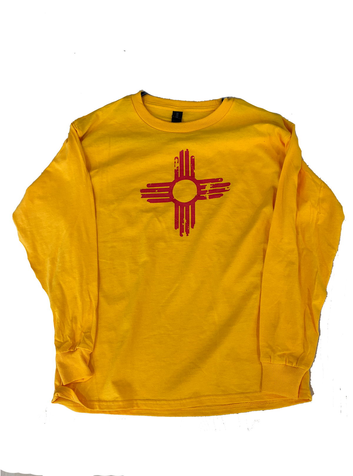 Distressed Zia | Kids Long Sleeve T-Shirt | KLS-133R