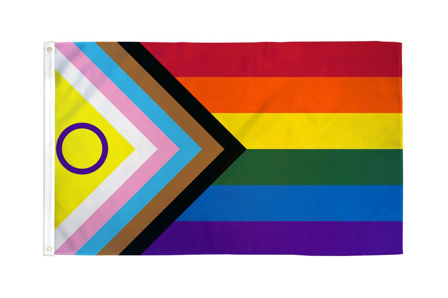 Progressive Rainbow Pride Flag | 3ft x 5ft | FL-106