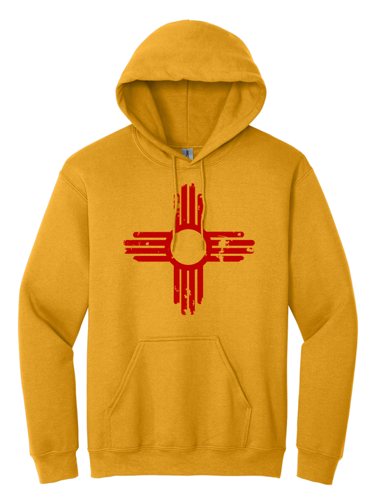 Distressed Zia | Pullover Hoodie | HD-133R