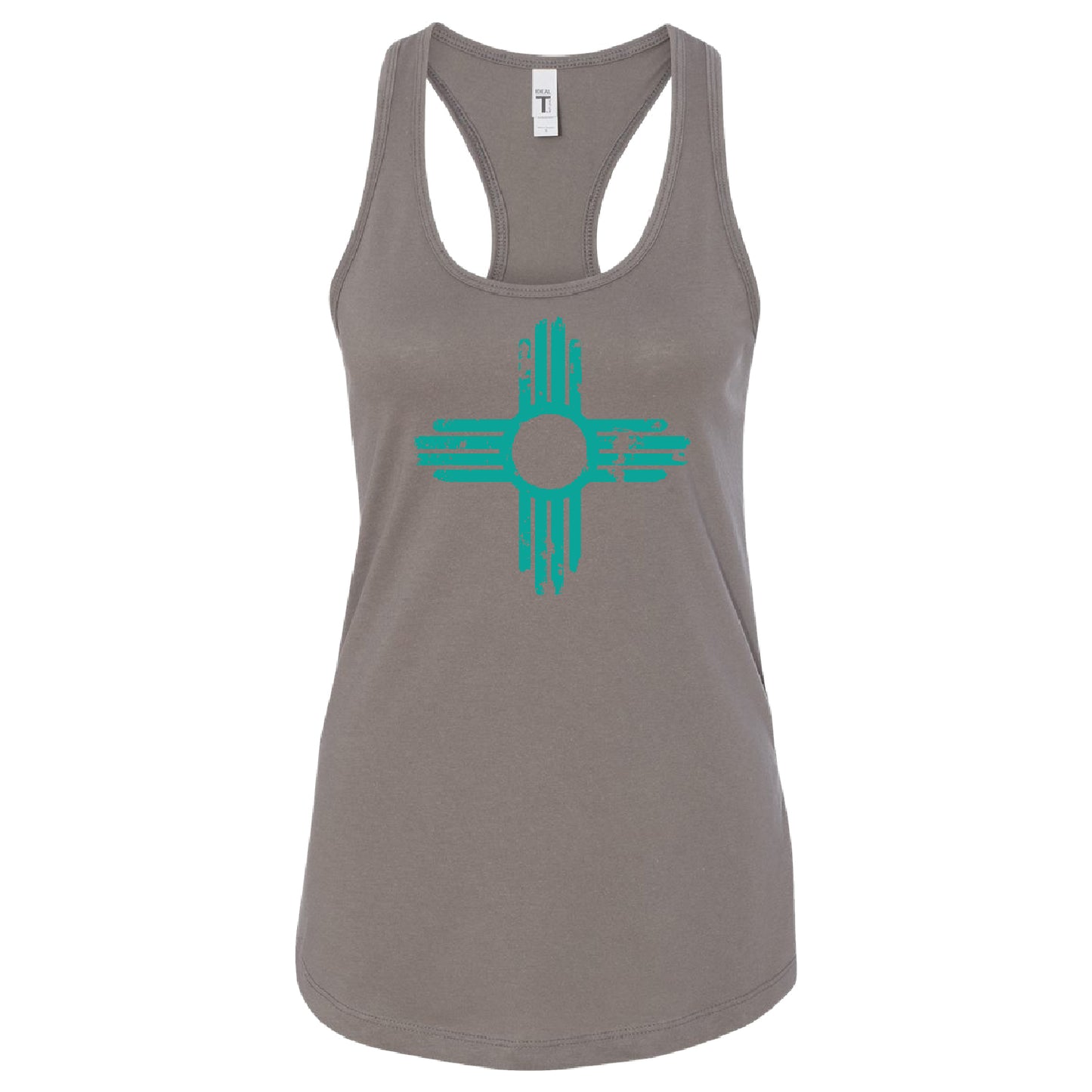 LTT-133 Distressed Zia Ladies Tank Top