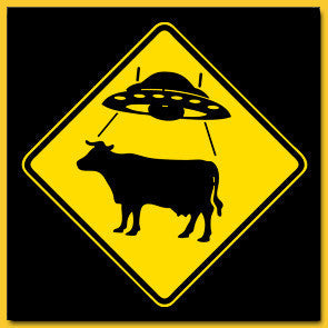 UFO Cattle Crossing | Unisex T-Shirt | TS-131