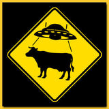 131 UFO Cattle Crossing Unisex T-Shirt