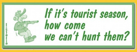 Tourist Season Sticker