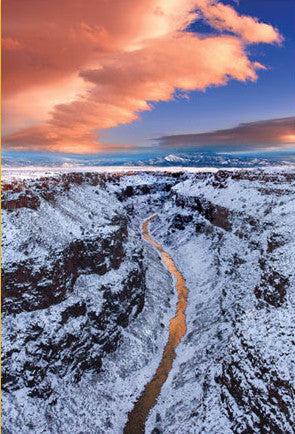 Snowfall on Taos Gorge | Postcards | PC-512