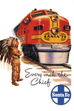 Every Inch the Chief SFRR | Postcard | PC-4021