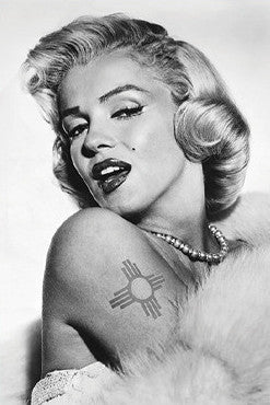 Marilyn's New Zia Tattoo | Postcard | PC-4026