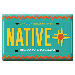 Native New Mexican License Plate Magnet