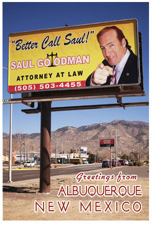 Better Call Saul Billboard Postcard