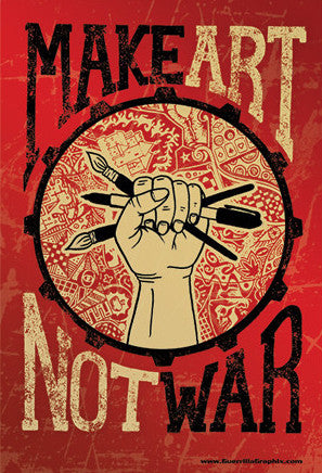 make art not war