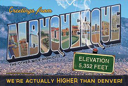 Albuquerque, The other mile high city | Postcards | PC-4029