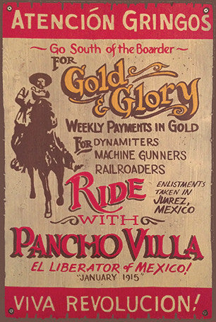 Ride with Pancho Villa | Postcards | PC-4035