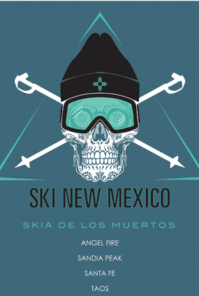 Ski NM Skia de los Muertos | Postcards | PC-4070