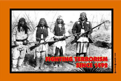 Fighting Terrorism Since 1492 | Postcard | PC-415