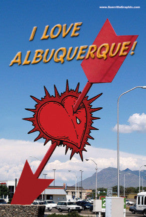 I Love Albuquerque Postcard