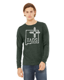 LS-187 Taos Zia Outline - Long Sleeve T-Shirt