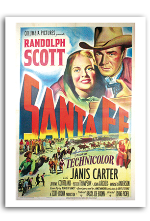 Santa Fe (The Movie) Art Print
