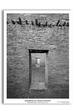 Doorway at Chaco Art Print by Geraint Smith Guerrilla Graphix