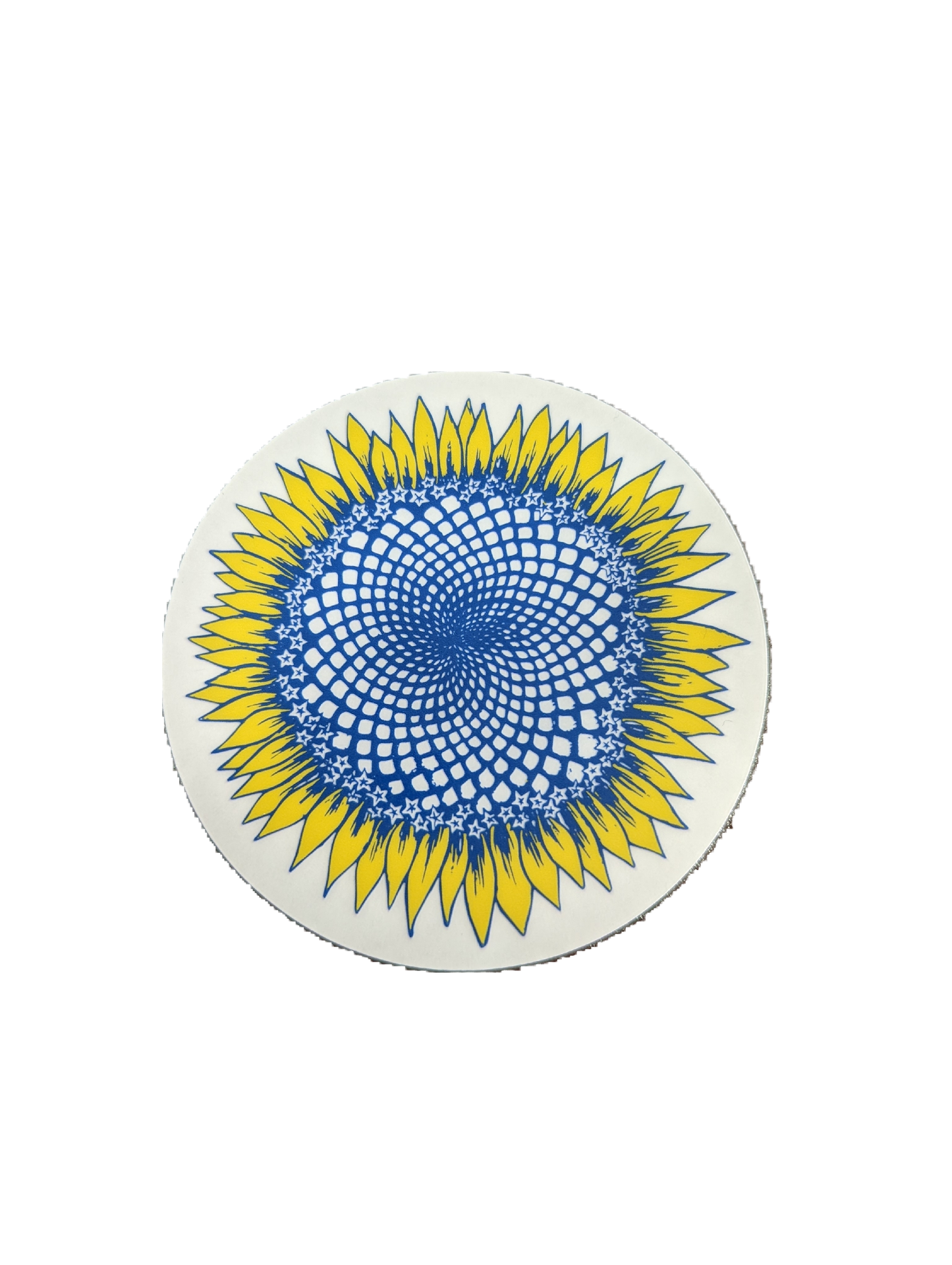 Ukraine Sunflower | Clear Vinyl Sticker | VS-166U