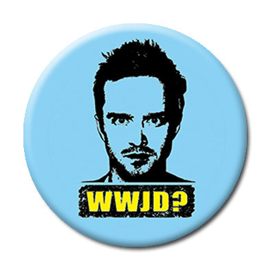 WWJD : What would Jesse Do? - 2.25" Pin Back Button