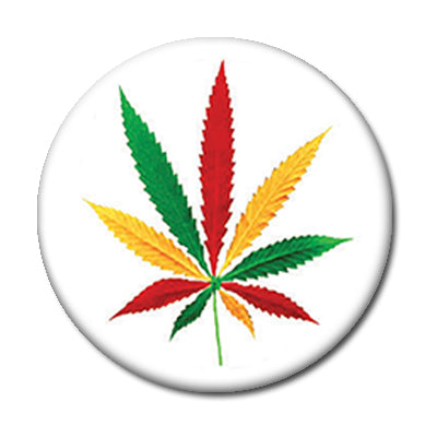 Pot Leaf | 1" Pin Back Button | BU-2016