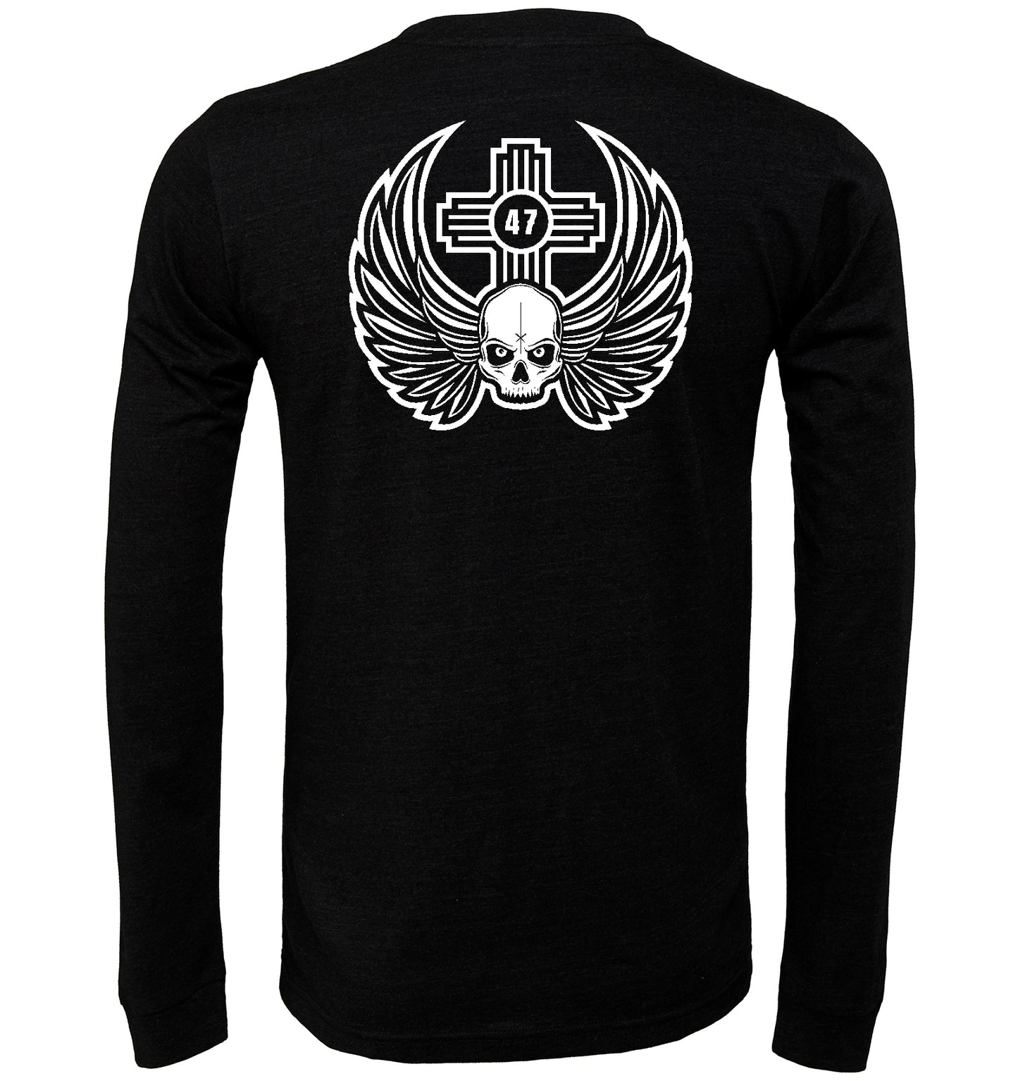 Winged Skull Long Sleeve | Unisex T-Shirt | LS-167