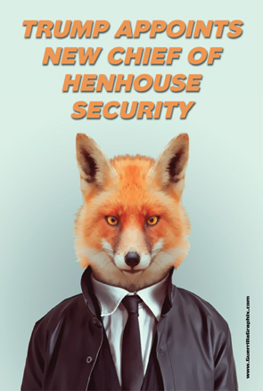 Henhouse Security Chief | Postcards | PC-4071