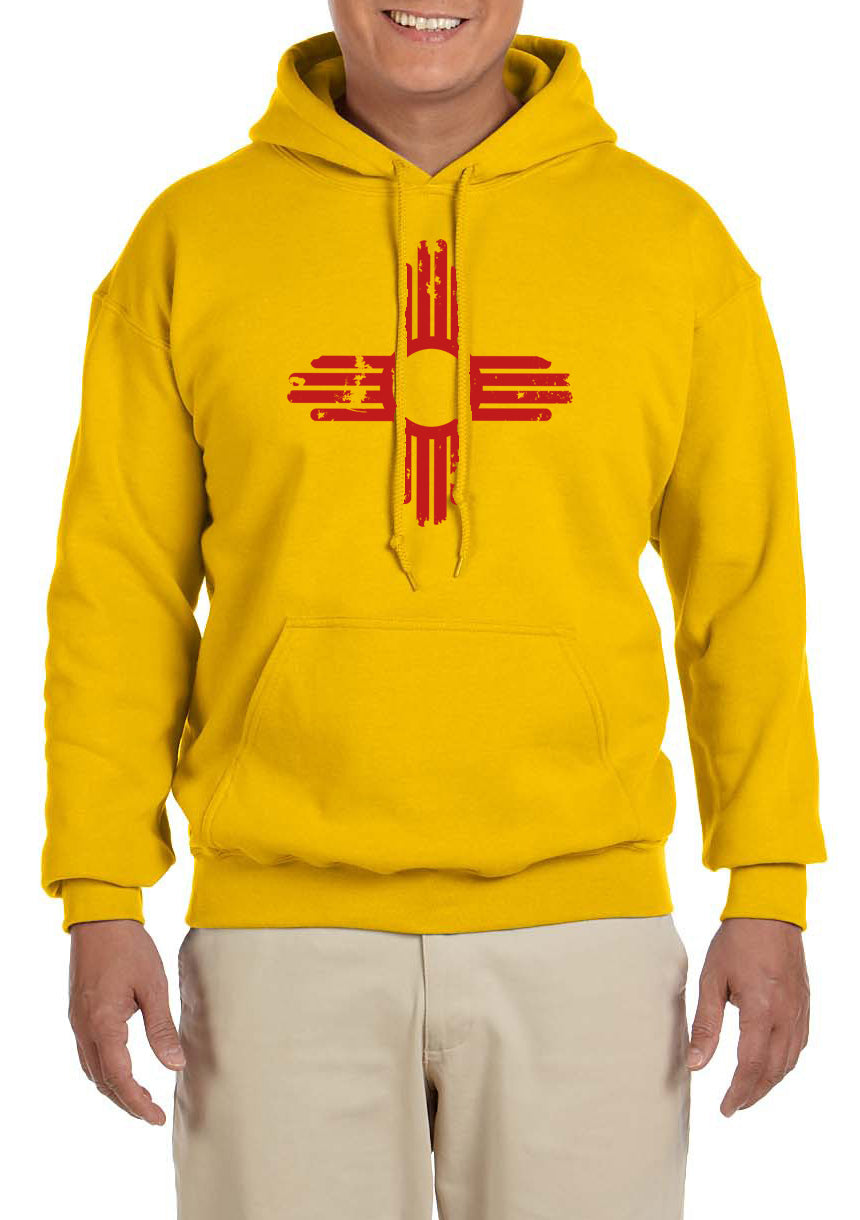 HD-133R Distressed Zia Pullover Hoodie