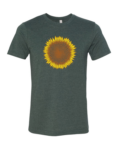 166 Sunflower Fibonacci T-Shirt