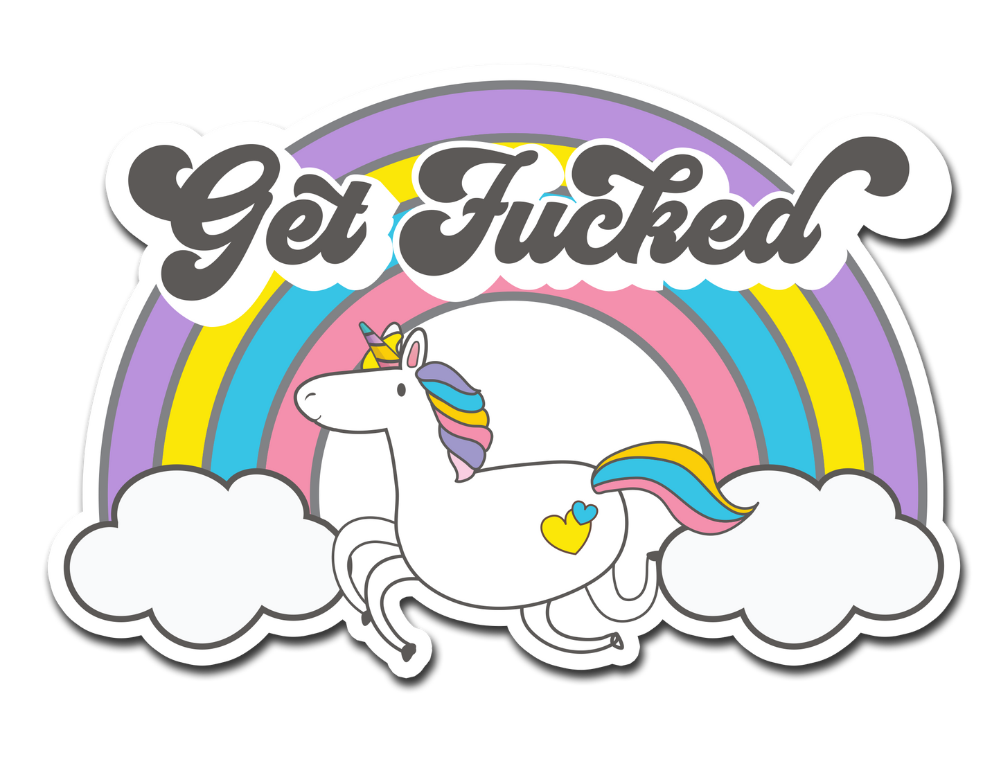 Get Fucked | Vinyl Sticker | VS-126