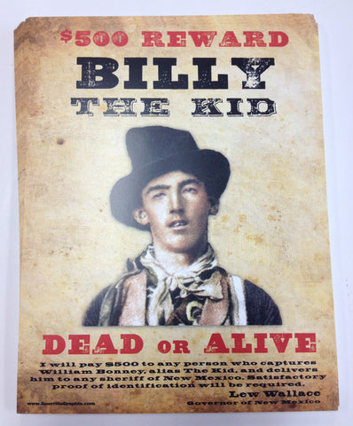 Billy the Kid Mini Print - 8.5" x 11" on Cardstock