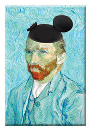 Mickey van Gogh Portrait | Magnet | MA-43203