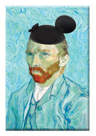 Mickey van Gogh Portrait Magnet