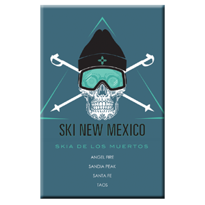 Ski NM - Skia de los Muertos Magnet