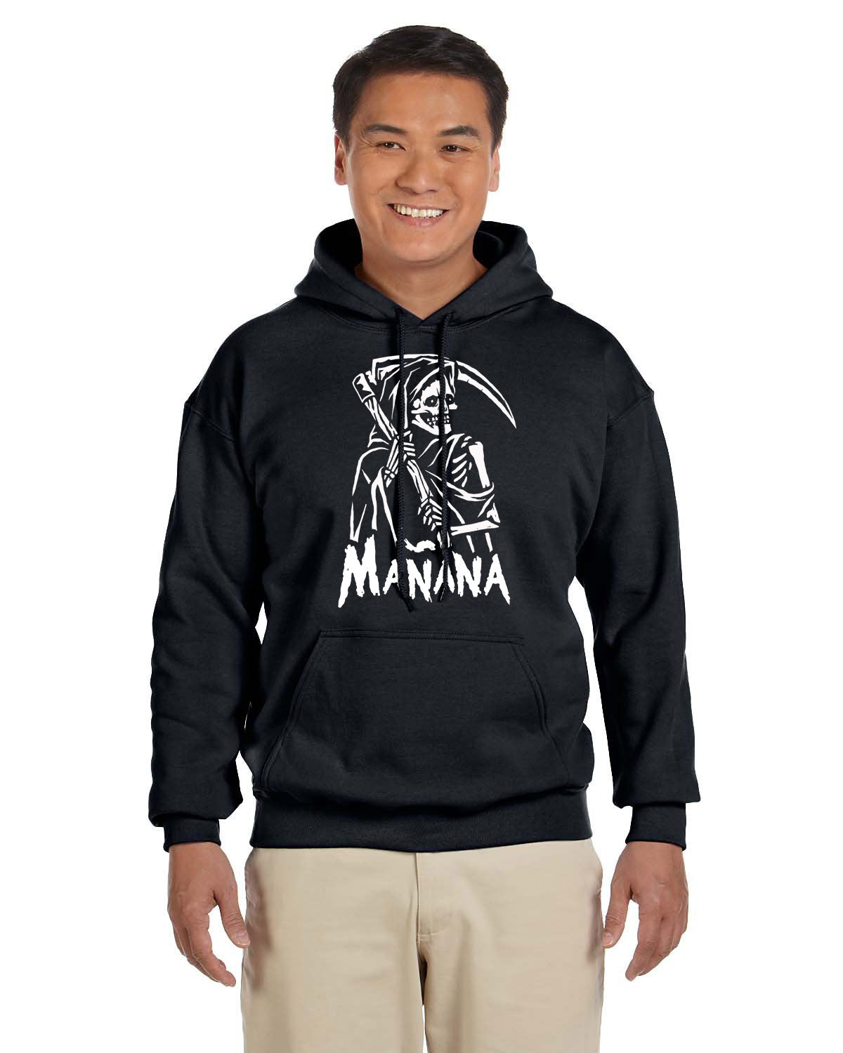 HD-140 Mañana - Black Pullover Hoodie