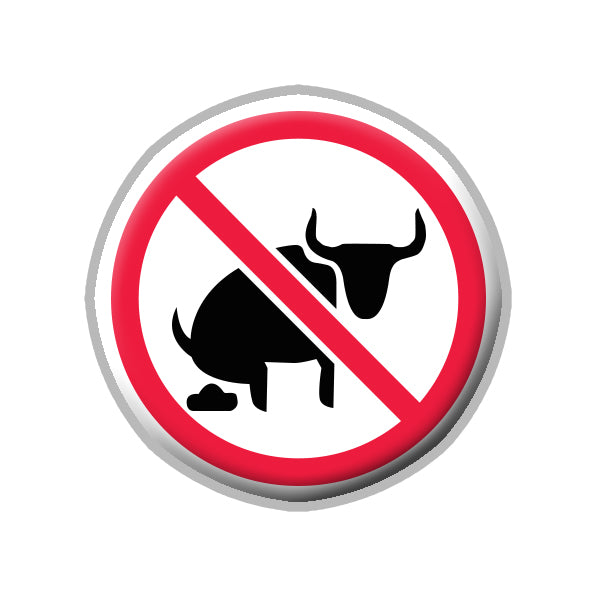 No Bullshit | Pinback Button | BU-2017