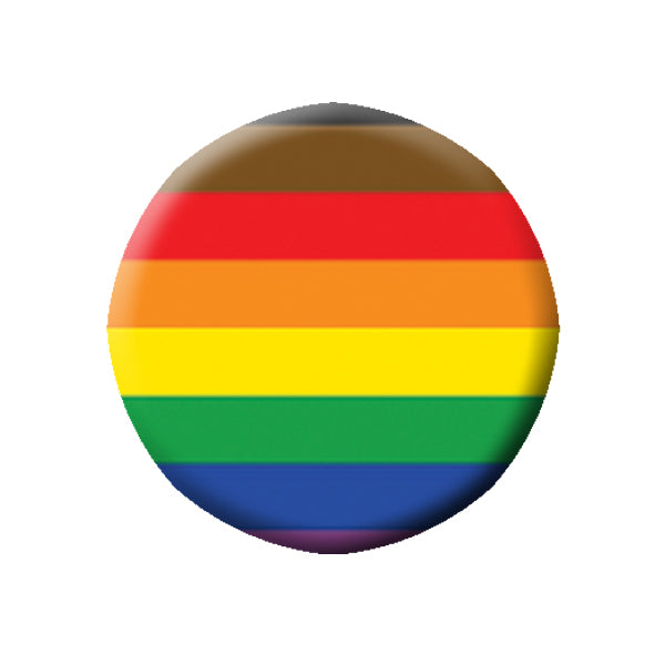 Pride Flag | Pin Back Button | BU-2018 & BU-1020