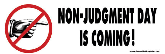 Non-Judgment Day Is Coming | Paper Sticker | ST-3014