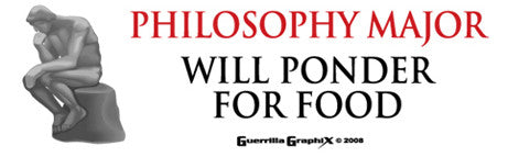 Philosophy Major | Paper Sticker | ST-303