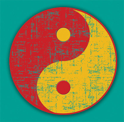 Yin Yang | Paper Sticker | ST-3050