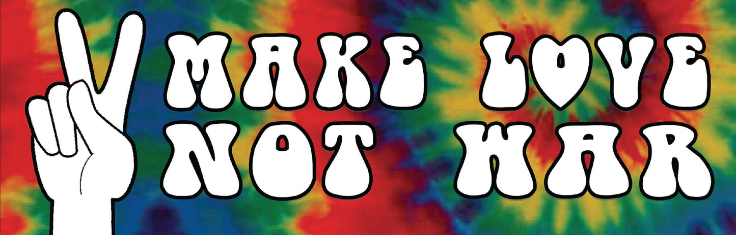 Make Love Not War | Paper Sticker | ST-3069