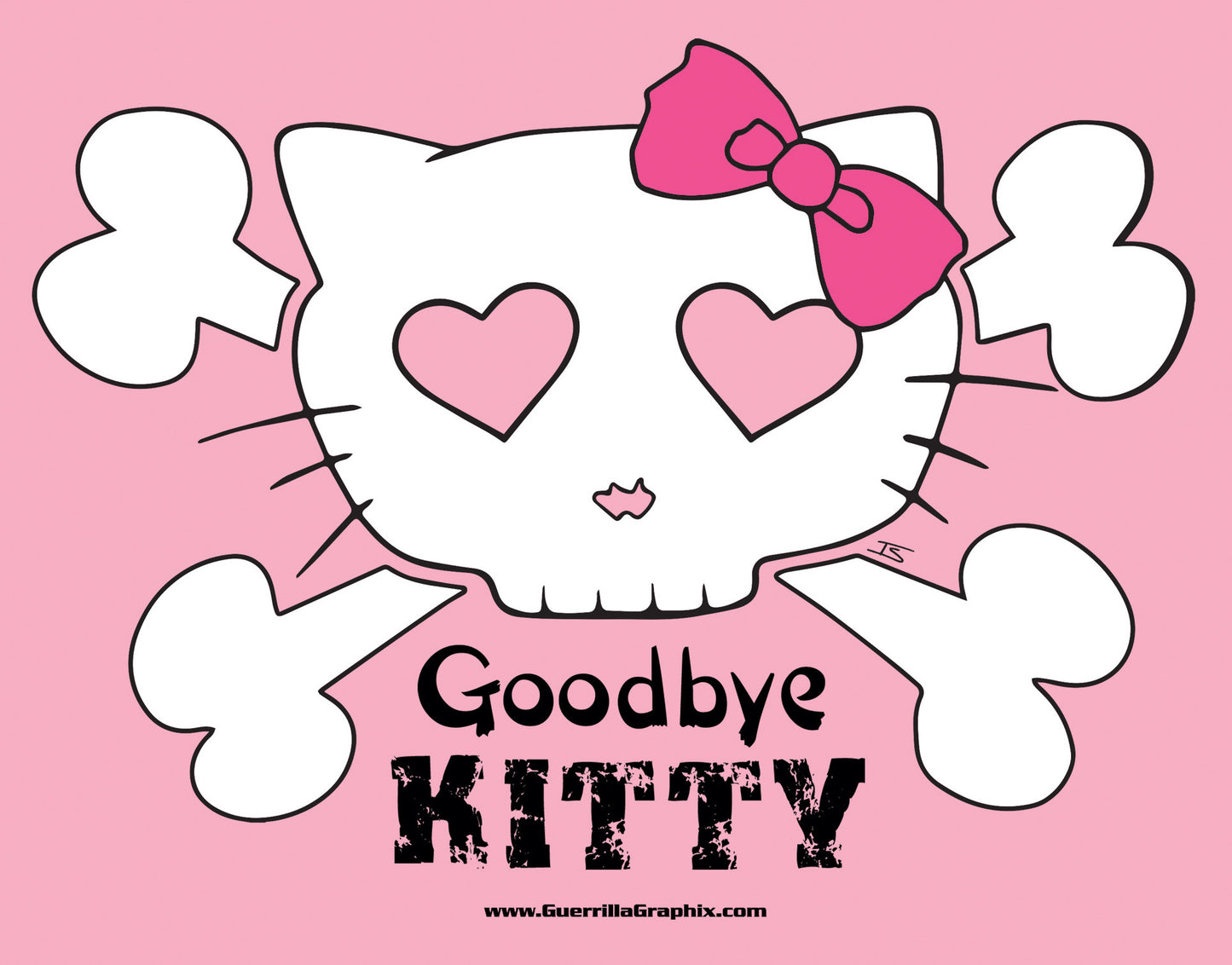 Goodbye Kitty | Paper Sticker | ST-3072