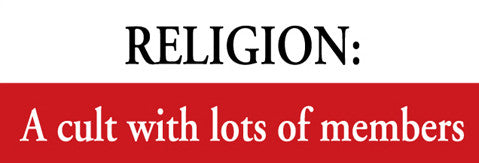 Religion Cult | Paper Sticker | ST-308