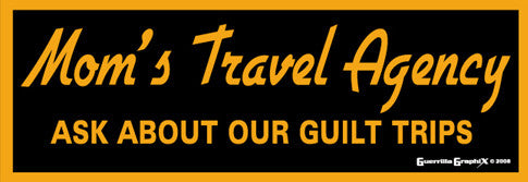 Mom's Travel Agency | Paper Sticker | ST-323