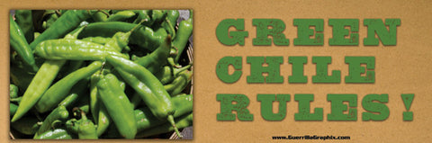 Green Chile Rules Sticker