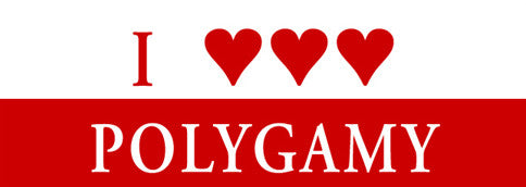 I Love Polygamy | Paper Sticker | ST-366