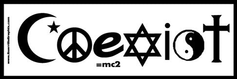 Coexist | Paper Sticker | ST-395