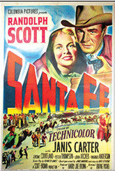 Santa Fe Movie Poster | Postcards | PC-4037