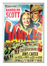 Vintage Santa Fe Movie Poster | Magnet | MA-43188