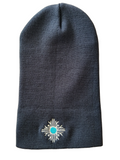 HAT-122 Snowflake Zia Embroidered Beanie